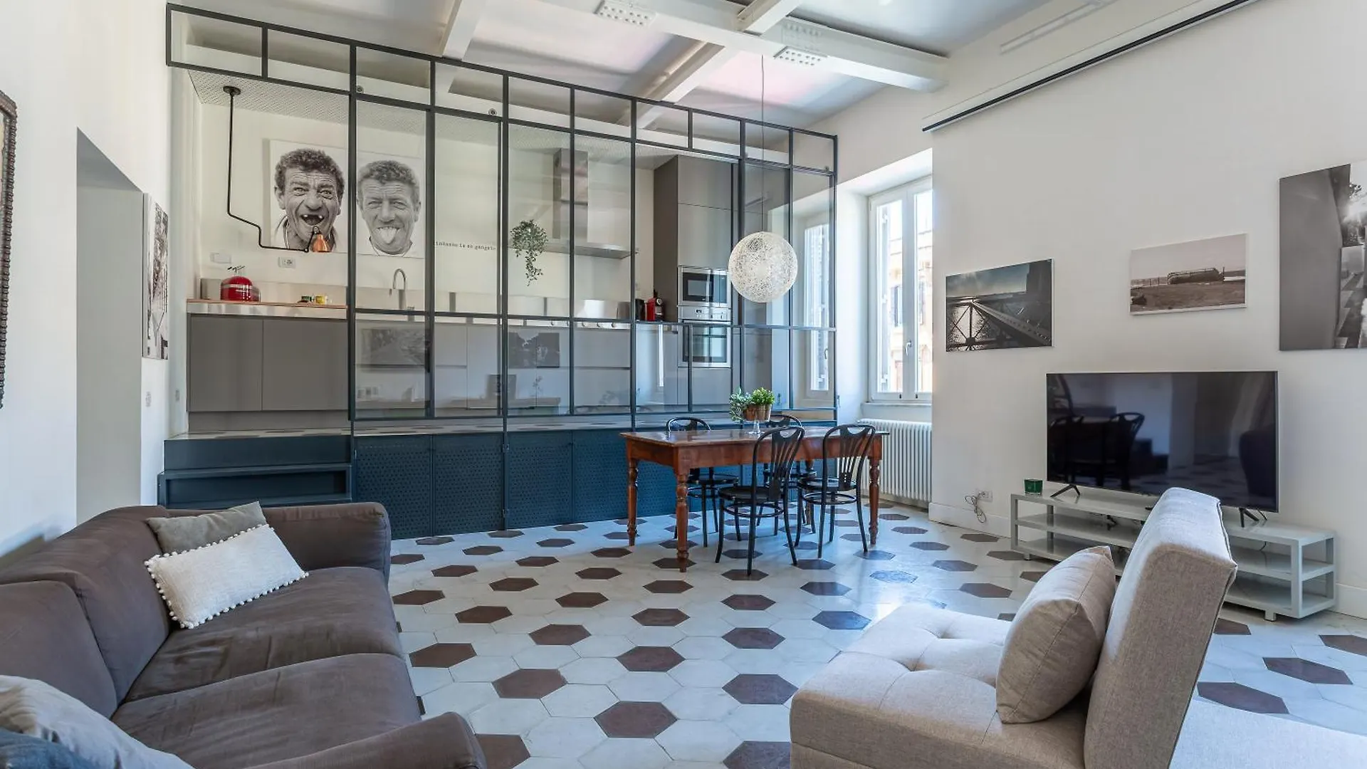 Iflat Contemporary Design Living In Rome Apartment
